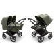 Bugaboo Donkey 5 TWIN Forest Green Black frame Коляска для двойни Трансформер 2in1