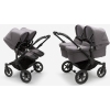 Bugaboo Donkey 5 TWIN Grey Melange Black frame Коляска для двойни Трансформер 2in1