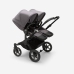 Bugaboo Donkey 5 TWIN Grey Melange Black frame Коляска для двойни Трансформер 2in1