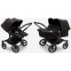 Bugaboo Donkey 5 TWIN Midnight black Black frame Коляска для двойни Трансформер 2in1