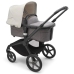 Bugaboo Fox 5 Grey Melange Детская Коляска 2в1 Black Pама + Kапюшон Misty White