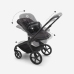 Bugaboo Fox 5 Grey Melange Bērnu Ratiņi 2in1 Grafīta rāmis + Jumts Breezy Morning Pink