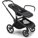 Bugaboo Fox 5 Grey Melange Bērnu Ratiņi 2in1 Grafīta rāmis + Jumts Breezy Morning Pink