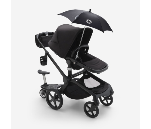 Bugaboo Fox 5 Grey Melange Bērnu Ratiņi 2in1 Grafīta rāmis + Jumts Stormy Blue