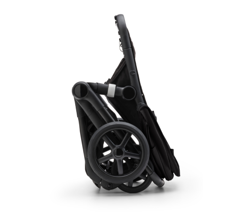 Bugaboo Fox 5 Grey Melange Bērnu Ratiņi 2in1 Melns rāmis + Jumts Breezy Midnight black