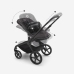 Bugaboo Fox 5 Grey Melange Детская Коляска 2в1 Черная рама + Крыша Breezy Misty grey