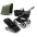 Bugaboo Fox 5 Midnight black Детская Коляска 2в1 Графитовая рама + Kапюшон Forest Green