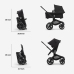 Bugaboo Fox 5 Midnight black Детская Коляска 2в1 Графитовая рама + Kапюшон Stormy Blue