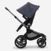 Bugaboo Fox 5 Midnight black Детская Коляска 2в1 Графитовая рама + Kапюшон Stormy Blue