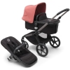 Bugaboo Fox 5 Midnight black Детская Коляска 2в1 Графитовая рама + Kапюшон Sunrise Red