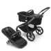 Bugaboo Fox 5 Midnight black Bērnu Ratiņi 2in1 Grafīta rāmis + Melns jumts Breezy V2