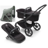 Bugaboo Fox 5 Midnight black Bērnu Ratiņi 2in1 Melns rāmis + Jumts Breezy Pine Green