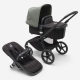 Bugaboo Fox 5 Midnight black Bērnu Ratiņi 2in1 Melns rāmis + Jumts Forest Green