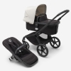 Bugaboo Fox 5 Midnight black Bērnu Ratiņi 2in1 Melns rāmis + Jumts Misty White