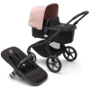 Bugaboo Fox 5 Midnight black Детская Коляска 2в1 Черная рама + Kапюшон Morning Pink