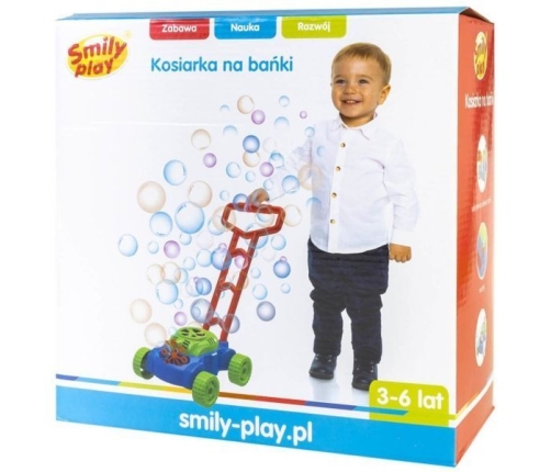 Burbuļmašīna Zāles pļāvējs Smily Play Red