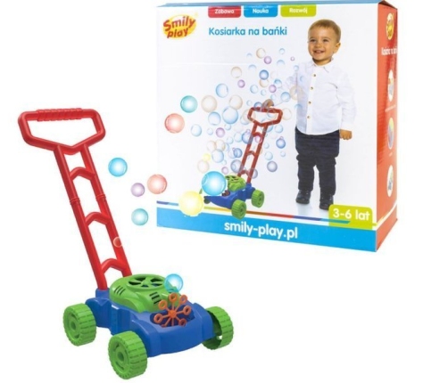 Burbuļmašīna Zāles pļāvējs Smily Play Red