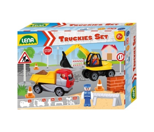 Строительная площадка LENA Truckies Set