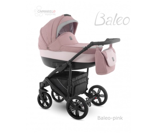 Camarelo Baleo BA-pink Bērnu Ratiņi 2in1