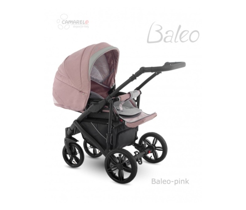 Camarelo Baleo BA-pink Bērnu Ratiņi 2in1