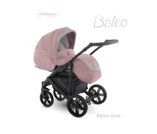 Camarelo Baleo BA-pink Bērnu Ratiņi 2in1