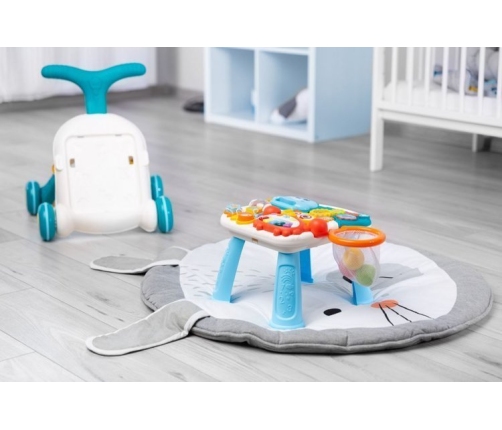 Caretero Toyz Interaktīvais galdiņš-staigulītis Turquoise 2in1