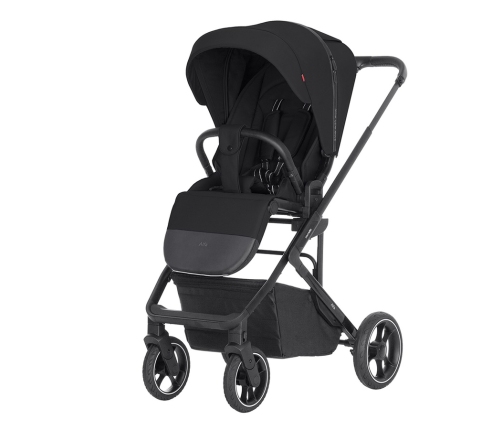 Carrello Alfa 2024 2in1 Midnight Black Bērnu Ratiņi