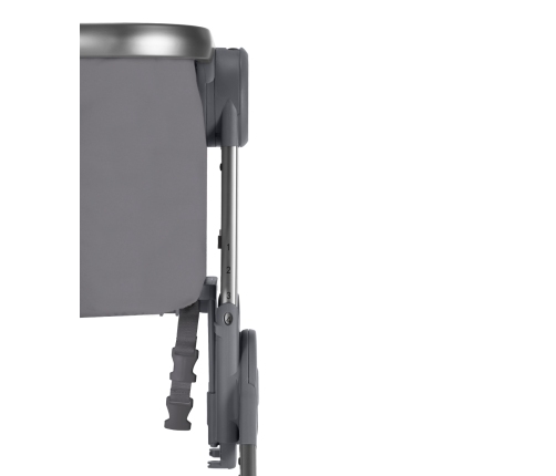 Carrello Aria Cloud Grey CRL-15501 Gulta - Manēža ar nolaižamu sānu