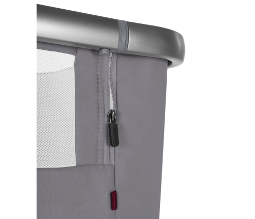 Carrello Aria Cloud Grey CRL-15501 Gulta - Manēža ar nolaižamu sānu