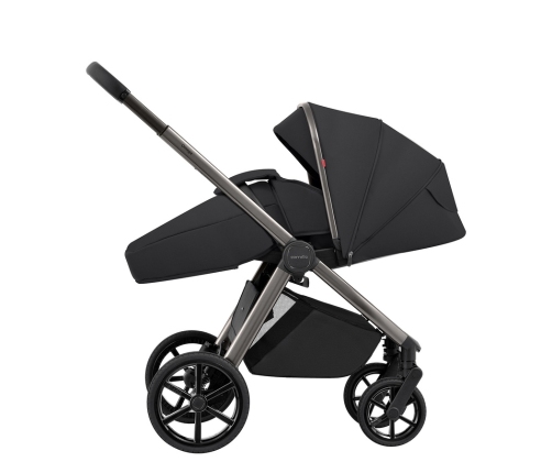 Carrello Omega 2024 2in1 Absolute Black Bērnu Ratiņi