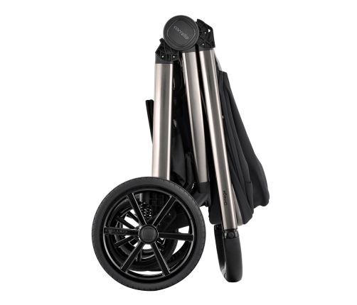 Carrello Omega 2024 2in1 Absolute Black Bērnu Ratiņi