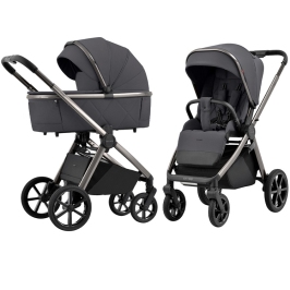 Carrello Omega 2024 2in1 Excellent Grey Bērnu Ratiņi