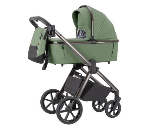 Carrello Omega 2024 2in1 Perfect Green Bērnu Ratiņi