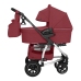 Carrello Vista Air Ruby Red Bērnu Ratiņi 2in1