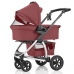 Carrello Vista Air Ruby Red Bērnu Ratiņi 2in1