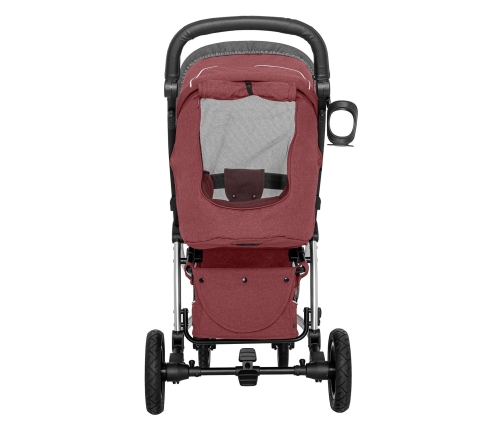 Carrello Vista Air Ruby Red Bērnu Ratiņi 2in1