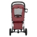 Carrello Vista Air Ruby Red Bērnu Ratiņi 2in1