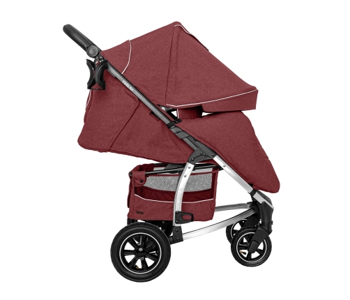 Carrello Vista Air Ruby Red Bērnu Ratiņi 2in1