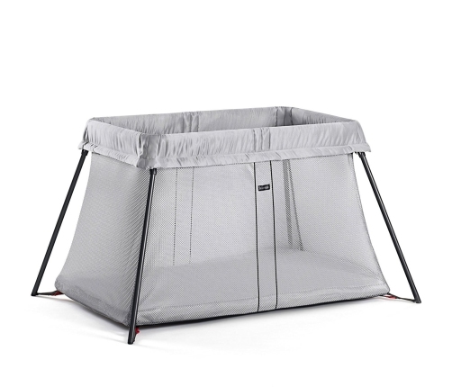 Манеж-Кровать BabyBjorn Travel cot Light Mesh silver 040248