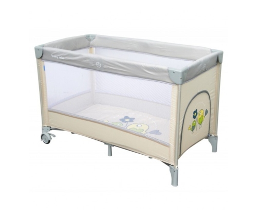 Ceļojumu gultiņa manēža BabyMix SPARROWS 8052-187 beige