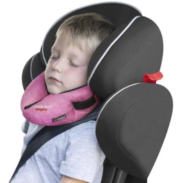 Ceļojumu spilvens autosēdeklim Sandini SleepFix Kids Outlast Pink