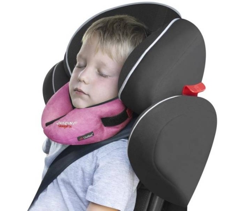 Ceļojumu spilvens autosēdeklim Sandini SleepFix Kids Outlast Pink