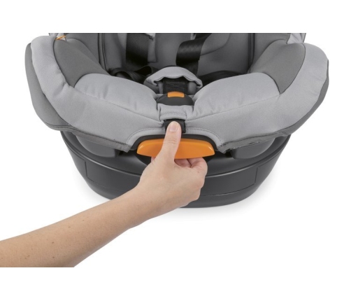 Chicco Around U I-Size Jet black Bērnu Autokrēsls 0-18 kg