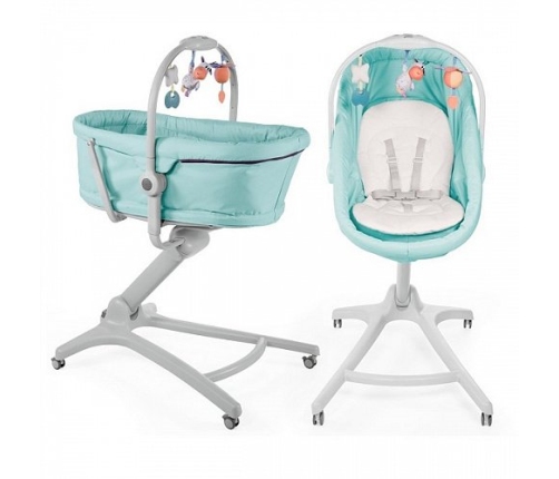 Chicco Baby Hug 4in1 Aquarelle Колыбель Качалка Стульчик 4в1