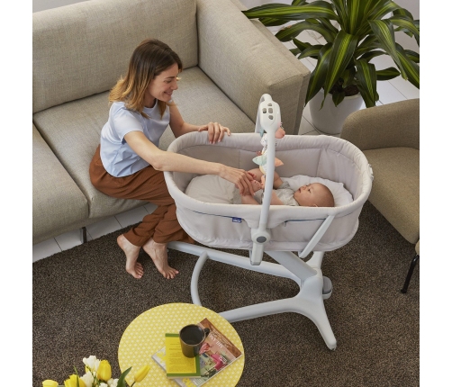 Chicco Baby Hug 4in1 Aquarelle Колыбель Качалка Стульчик 4в1