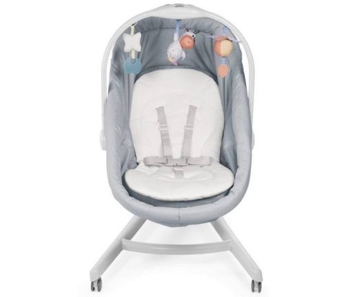 Chicco Baby Hug 4in1 Grey re lux Bērnu šūpuļkrēsliņš-Gulta