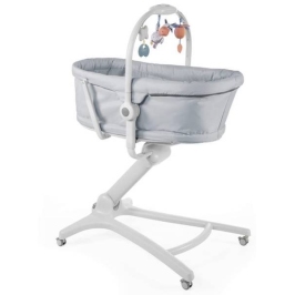 Chicco Baby Hug 4in1 Grey re lux Колыбель Качалка Стульчик 4в1