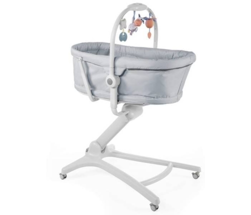 Chicco Baby Hug 4in1 Grey re lux Колыбель Качалка Стульчик 4в1