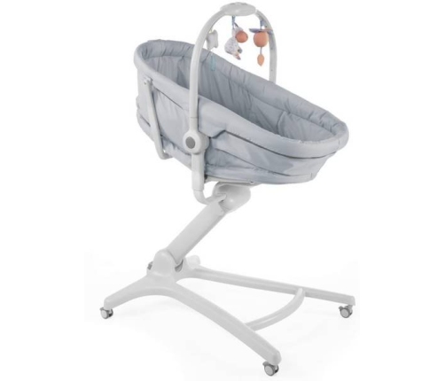 Chicco Baby Hug 4in1 Grey re lux Колыбель Качалка Стульчик 4в1