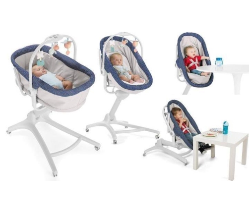 Chicco Baby Hug 4in1 Spectrum Колыбель Качалка Стульчик 4в1